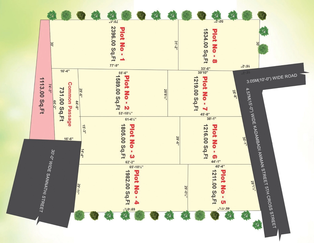 Master Plan of Green Prestige in Valasaravakkam, Chennai - Image 414838
