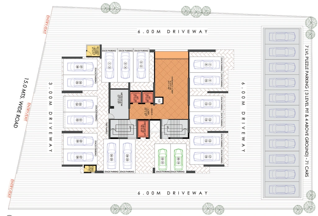 Master Plan of Kasturi Regius Luxe in Kharghar, Navi Mumbai - Image 414893