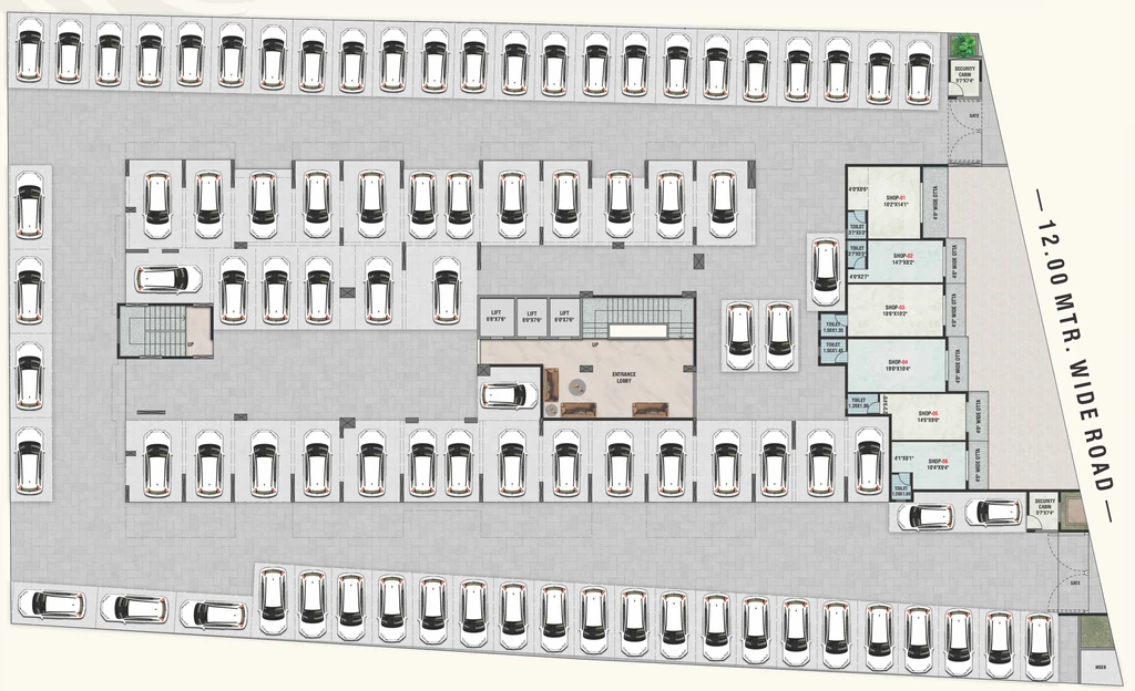 Master Plan of Anup Krishna Kunj Apartment in Jail Road, Nashik - Image 414922
