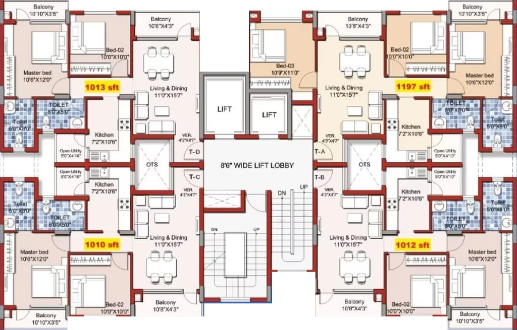 Floor Plan of Catalyst Alta in Kelambakkam, Chennai - Image 414923