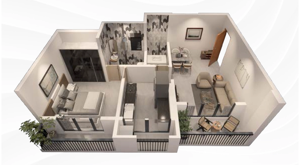 1 BHK Flat in Dange Serenity in Nalasopara East, Palghar - Image 923295