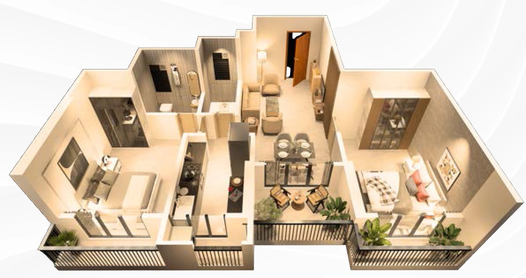 2 BHK Flat in Dange Serenity in Nalasopara East, Palghar - Image 923296