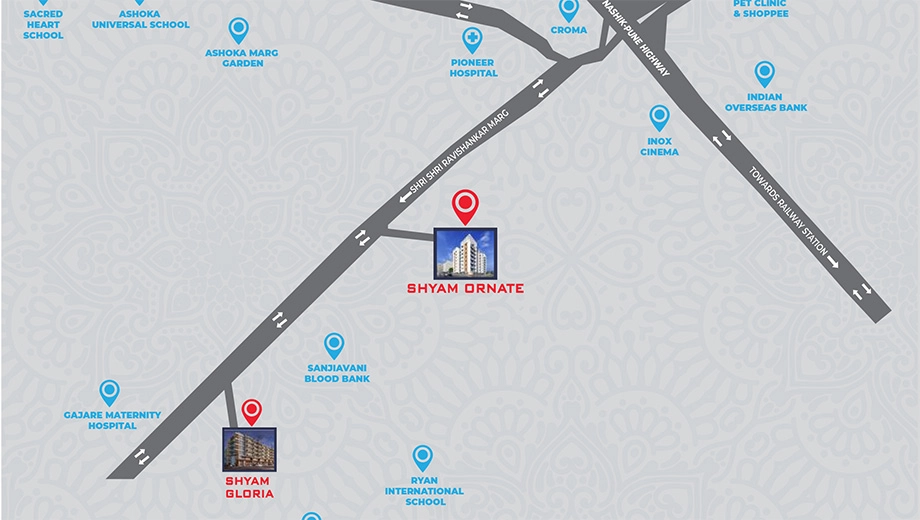 Location of Shyam Ornate - Image 415001