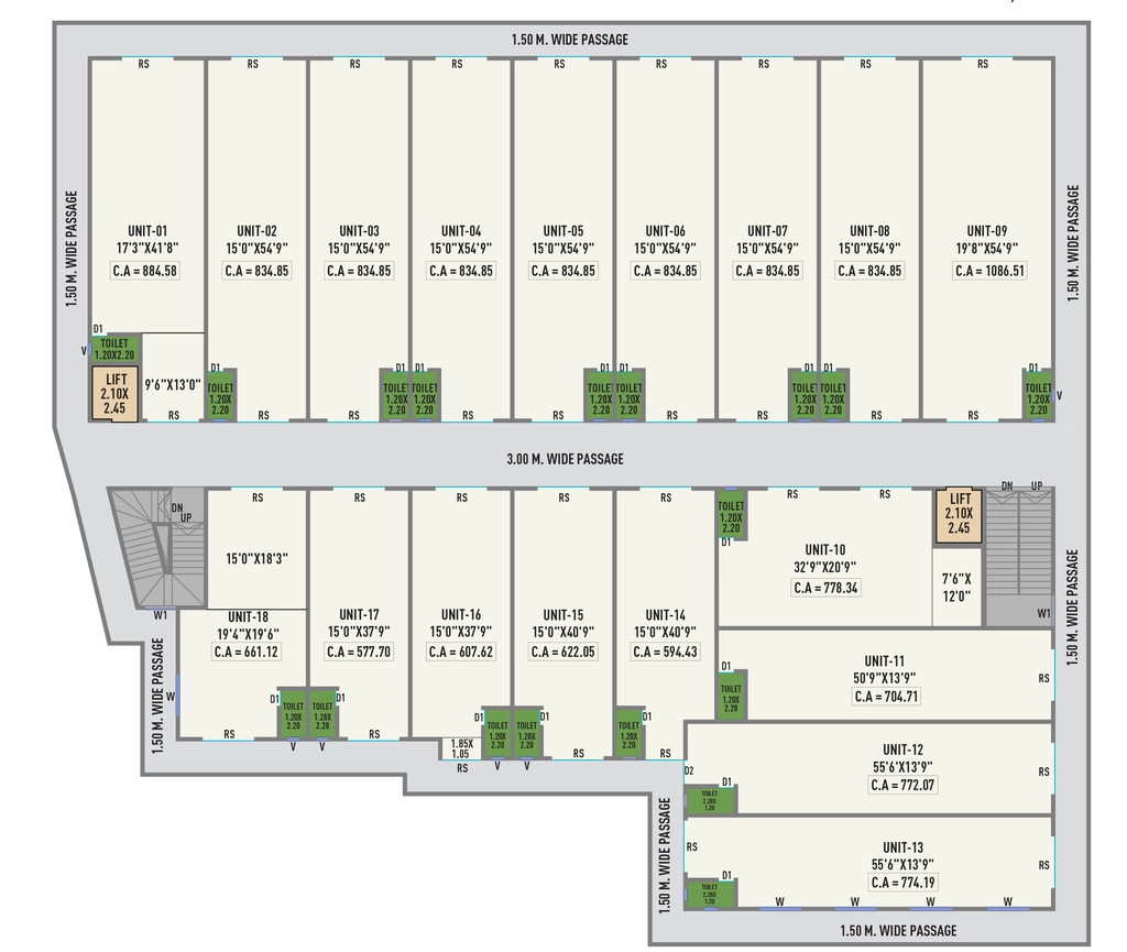 Floor Plan of Orex Industrial Park in Nalasopara East, Palghar - Image 415018