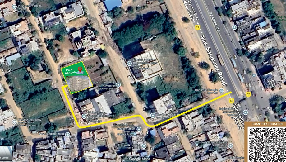 Location of Parth Aangan - Image 415089