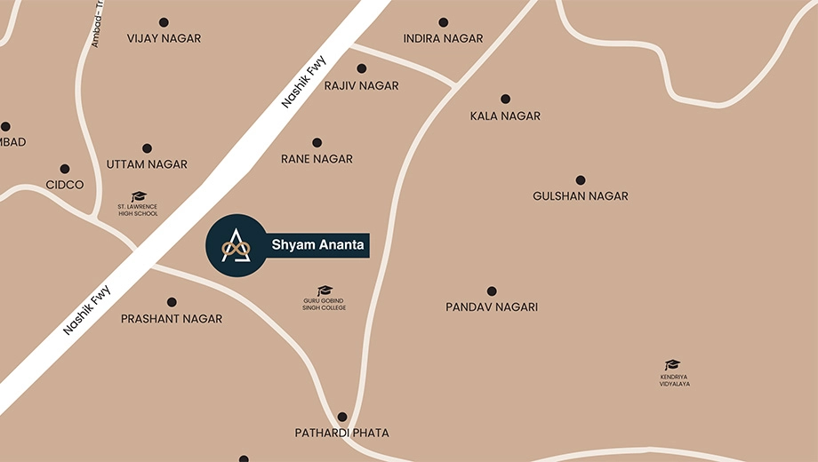 Location of Commercial Shyam Ananta - Image 415116