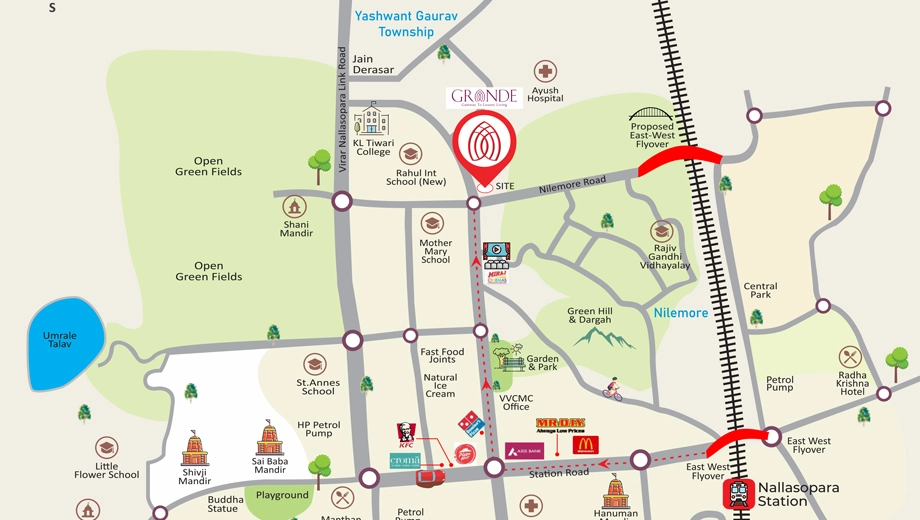 Location of Sai Abhyuday Complex Grande - Image 415550