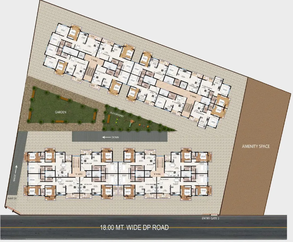 Master Plan of Shyam Gloria in Wadala Gaon, Nashik - Image 415130