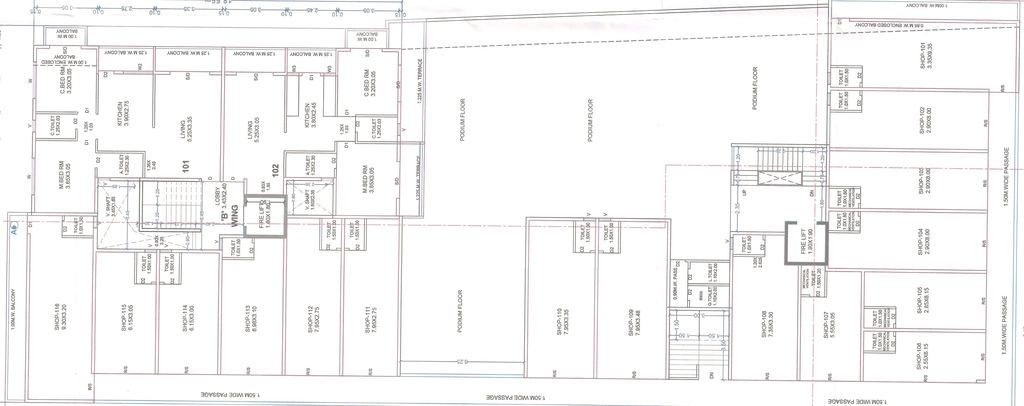 Floor Plan of Commercial The Arc in Adgaon, Nashik - Image 415144