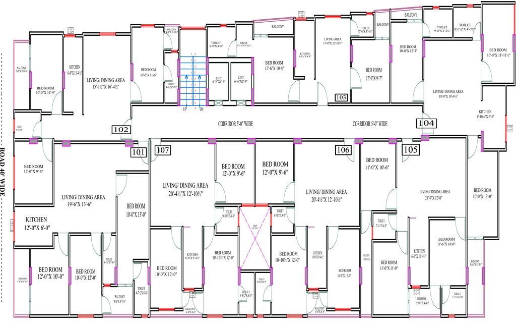 Floor Plan of Parth Nilaya in Jagatpura, Jaipur - Image 415161