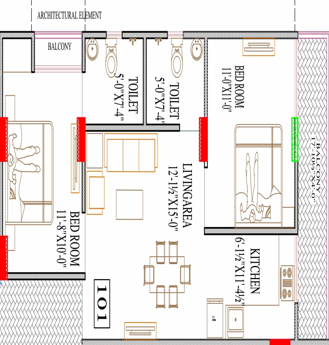 2 BHK Flat in Parth Platinum in Jagatpura, Jaipur - Image 923383