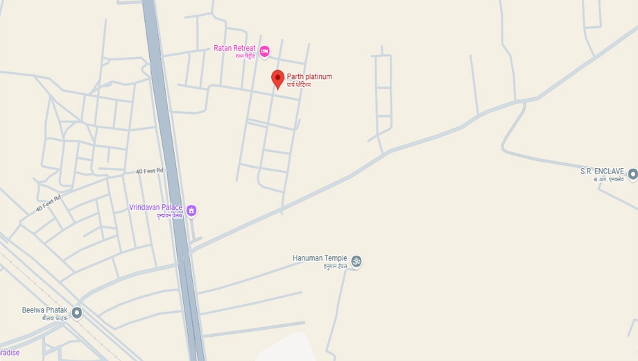 Location of Parth Platinum in Jagatpura, Jaipur - Image 415174