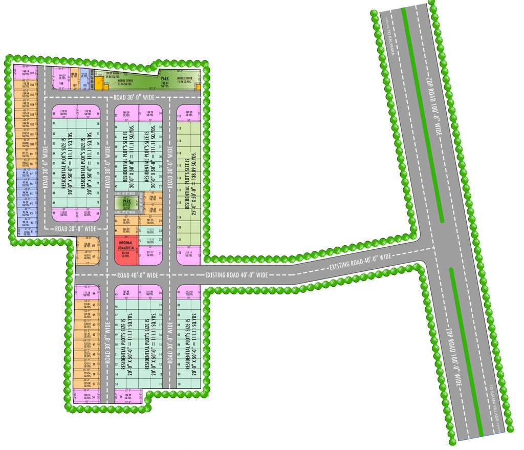Master Plan of Kedia Raghav Town in Ajmer Road, Jaipur - Image 415197