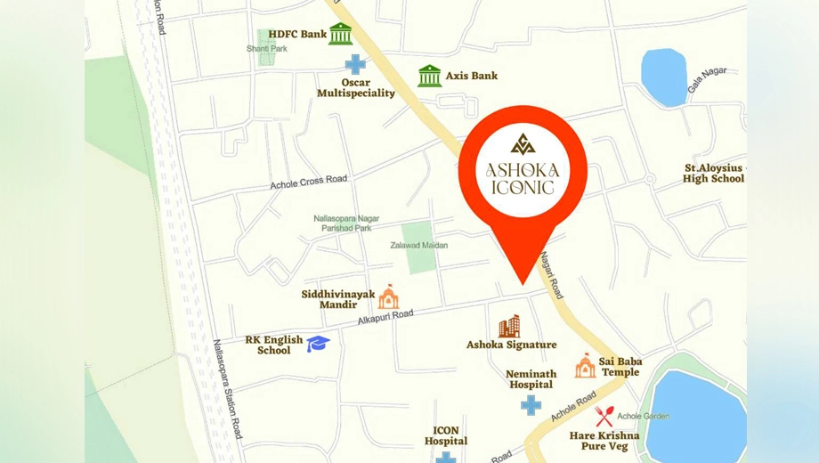 Location of Commercial Shree Ashoka Iconic - Image 415409
