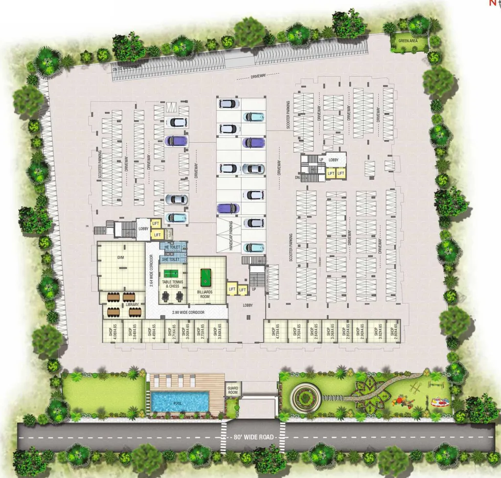 Master Plan of The Century Garden in Mansarovar, Jaipur - Image 415274