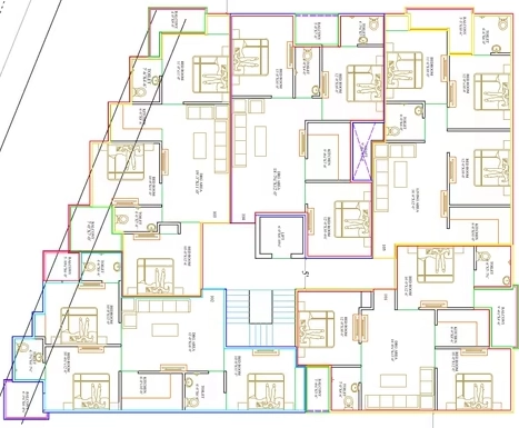 Floor Plan of Vikas Heights 2nd in Kalwar Road, Jaipur - Image 415297