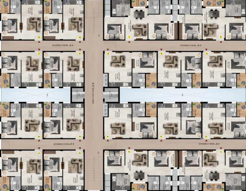 Floor Plan of PKR Gurudev in Guduvancheri, Chennai - Image 415311