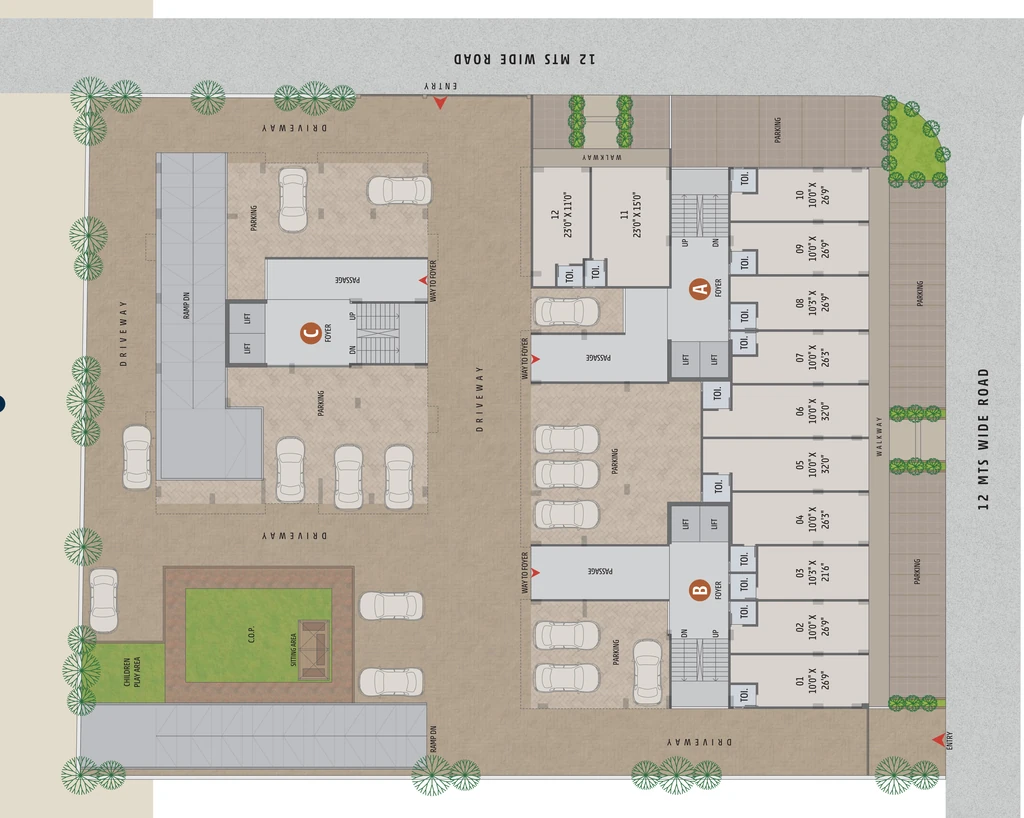 Master Plan of Shashwat Satvik Sthapana 84 in New Ranip, Ahmedabad - Image 415331
