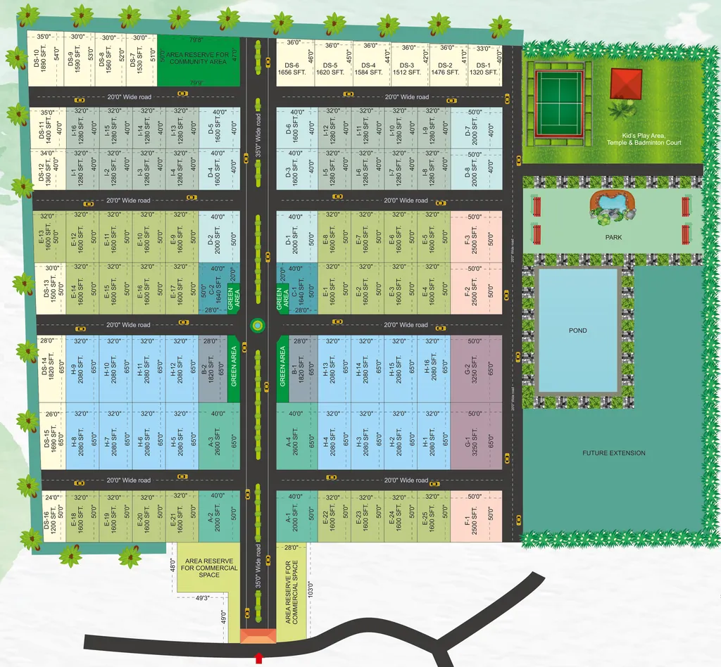 Master Plan of Cosmic Green City in null, Patna - Image 415343