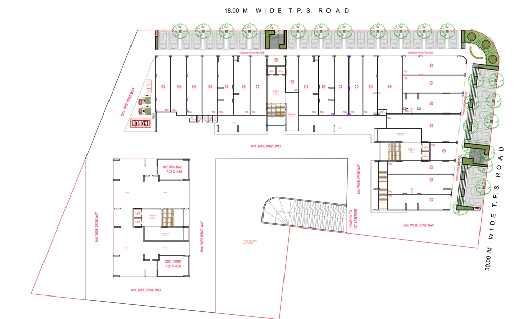 Master Plan of Shanti Pushp Greens in Ognaj, Ahmedabad - Image 415388