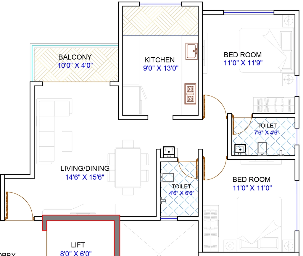 2 BHK Flat in Tatva Durva in Kothrud, Pune - Image 923463