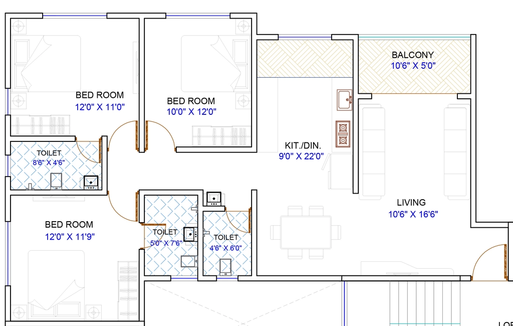 3 BHK Flat in Tatva Durva in Kothrud, Pune - Image 923466