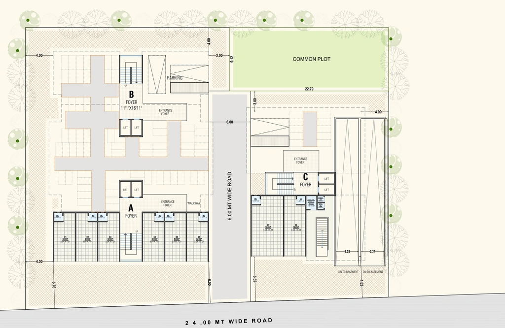 Master Plan of Shivam Nanddeep Homes in Singarwa, Ahmedabad - Image 415414
