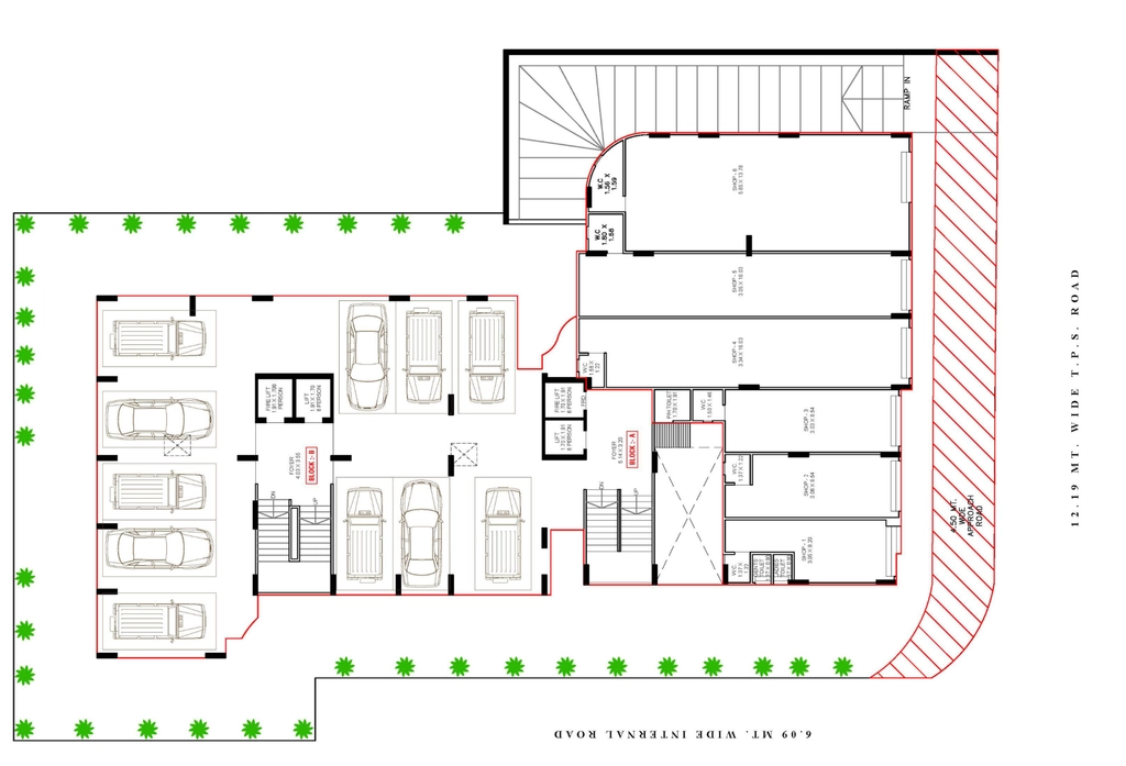 Master Plan of Commercial Shreenathji Rudra Exotica in Maninagar, Ahmedabad - Image 415527