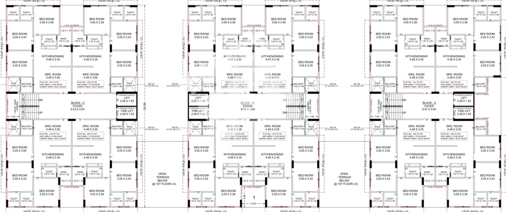Floor Plan of Shreeyam Pelican Heights in Vatva, Ahmedabad - Image 415537