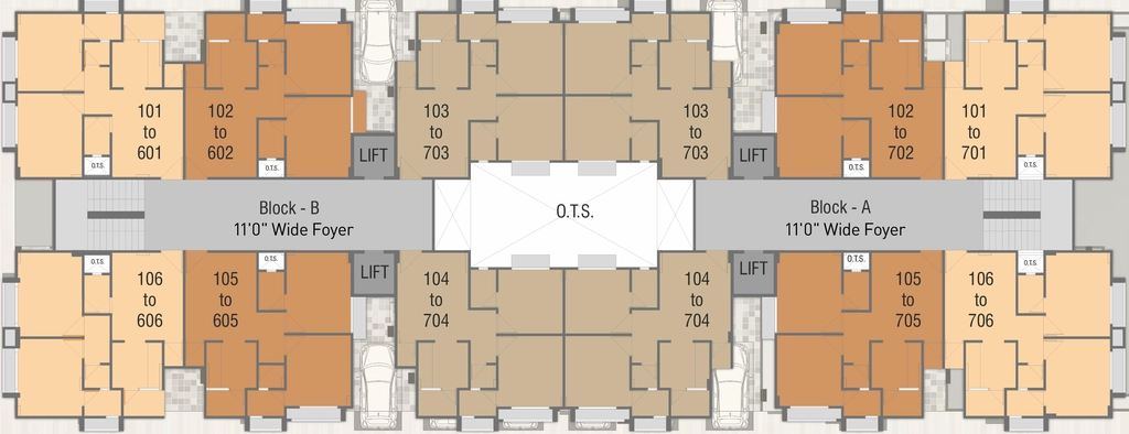 Floor Plan of Myco Ahmed Avenue in Sarkhej, Ahmedabad - Image 415580