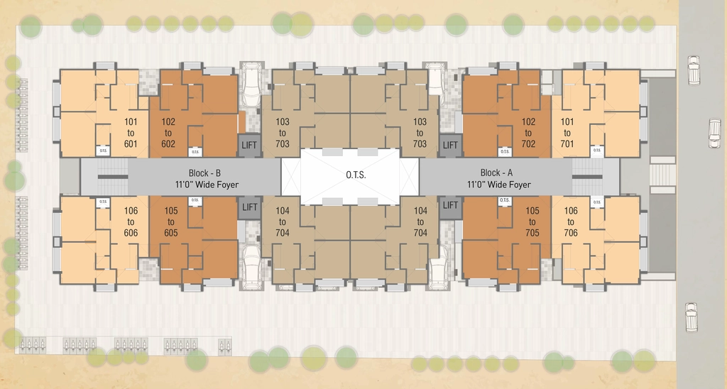 Master Plan of Myco Ahmed Avenue in Sarkhej, Ahmedabad - Image 415579
