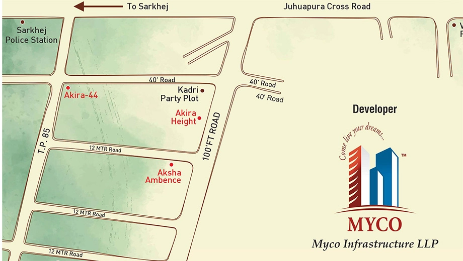 Location of Commercial Myco Akeelah in Sarkhej, Ahmedabad - Image 415607