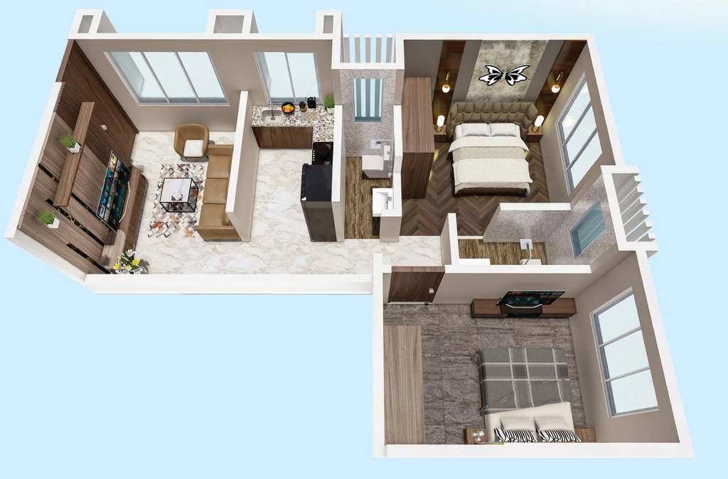 2 BHK Flat in Clement Dream Aura in Vasai West, Palghar - Image 923544