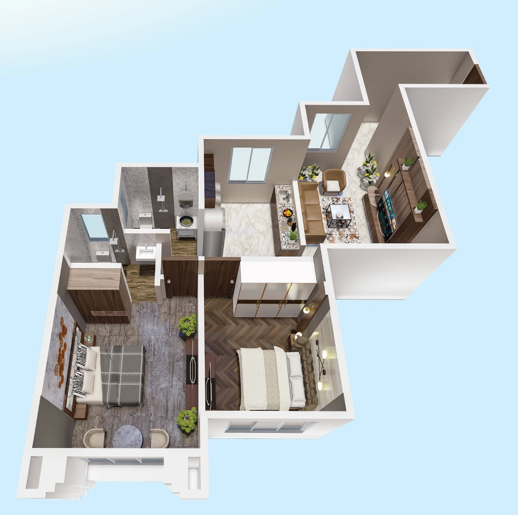 2 BHK Flat in Clement Dream Aura in Vasai West, Palghar - Image 923543