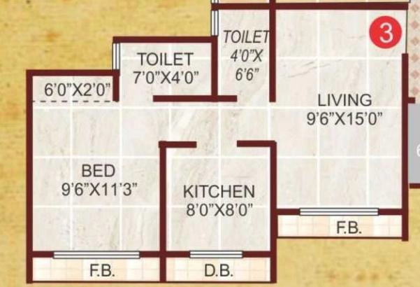 1 BHK Flat in Shree Imperial Heritage in Nalasopara East, Palghar - Image 923550