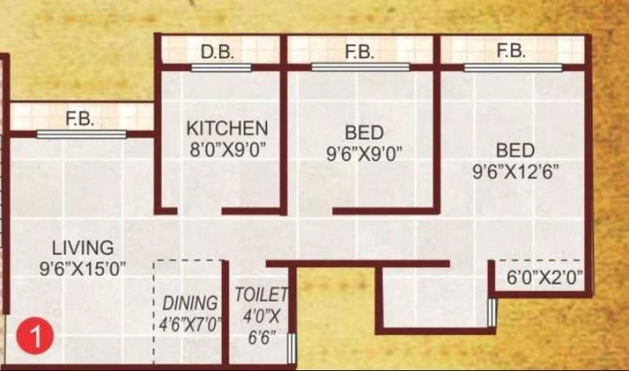 2 BHK Flat in Shree Imperial Heritage in Nalasopara East, Palghar - Image 923551