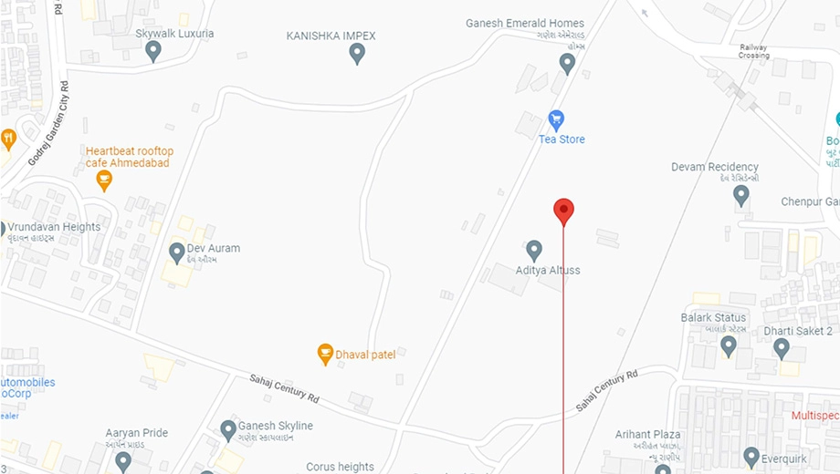 Location of Nakshatra Homes in Jagatpur, Ahmedabad - Image 415635