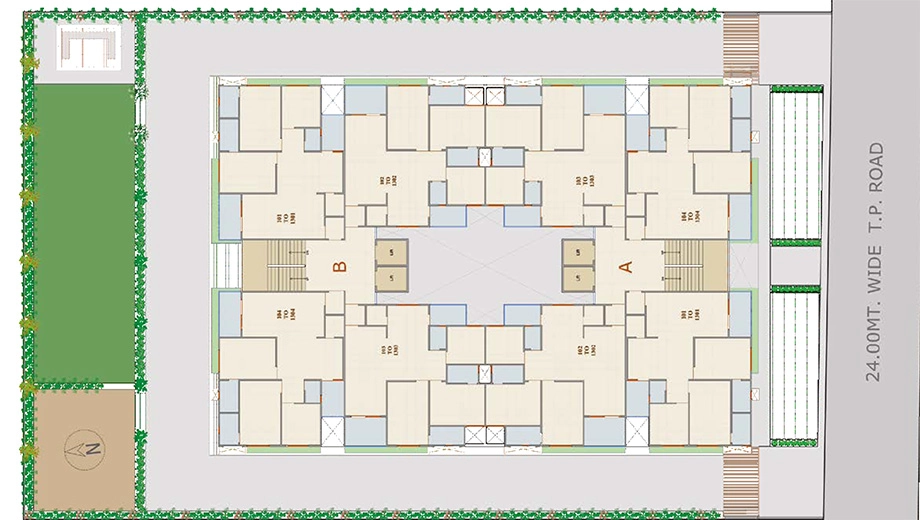 Master Plan of Radhika Royal in Nikol, Ahmedabad - Image 415668