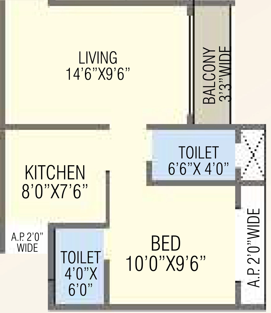 1 BHK Flat in Tania Skyline in Nalasopara West, Palghar - Image 923557