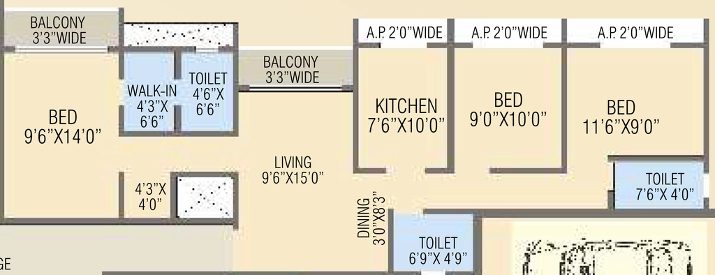 2 BHK Flat in Tania Skyline in Nalasopara West, Palghar - Image 923560