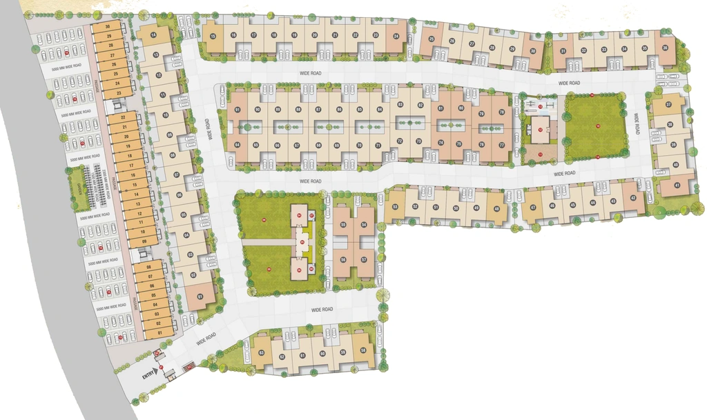 Master Plan of Rameshwar Crystal in Kasindra, Ahmedabad - Image 415711