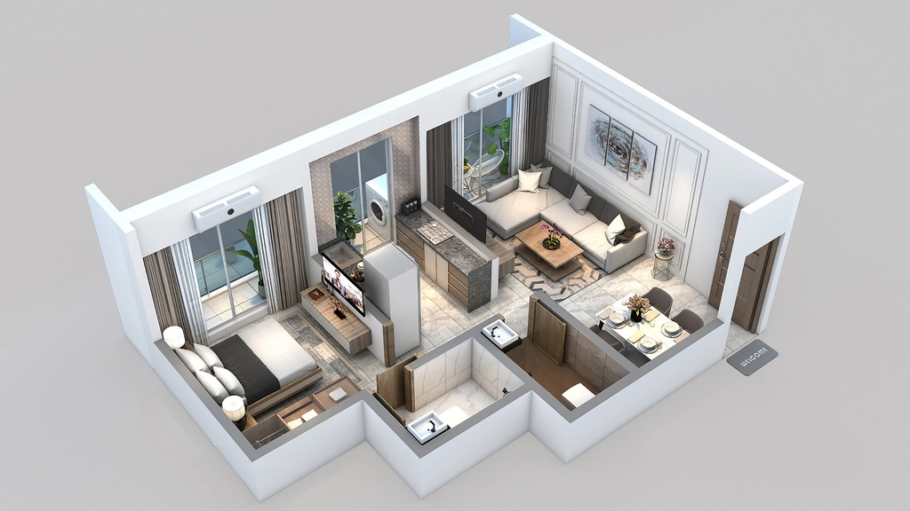 1 BHK Flat in Avora Tetris Hill View in Nalasopara East, Palghar - Image 923571