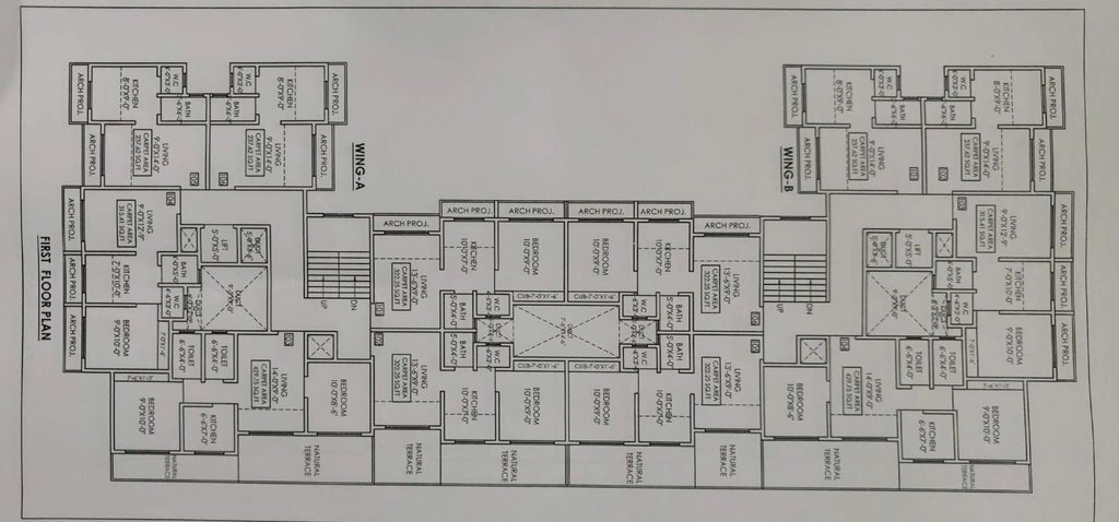 Floor Plan of Bhoomi Shree Sankalp Apartments in Saphale West, Palghar - Image 415798