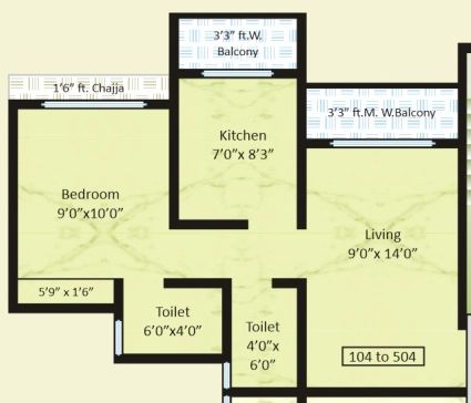 1 BHK Flat in Shree Kurlai Complex in Saphale East, Palghar - Image 923587