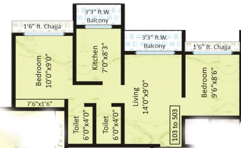 2 BHK Flat in Shree Kurlai Complex in Saphale East, Palghar - Image 923589