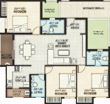 3 BHK Flat in S&S Uni5 in Padi, Chennai - Image 923612