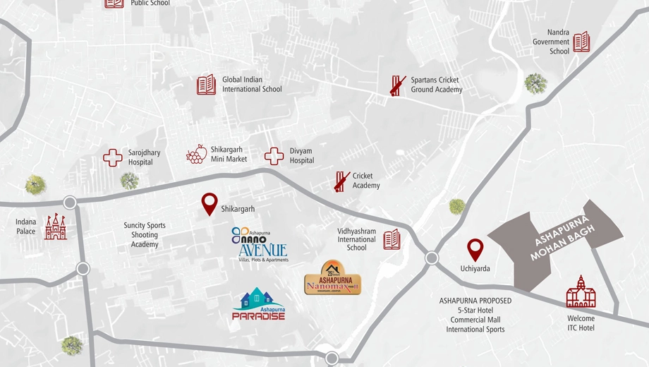 Location of Ashapurna Mohan Bagh - Image 415886
