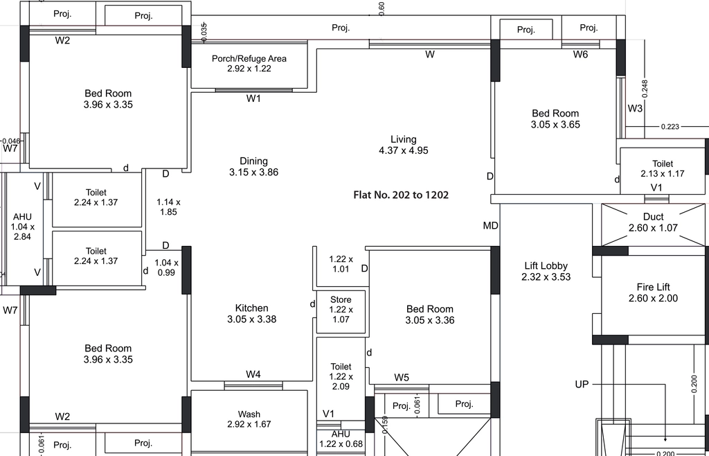 4 BHK Flat in RK Prestige in Bajrang Wadi, Rajkot - Image 923641