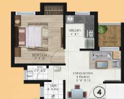 1 BHK Flat in Love Home Marwar in Khema Ka Kuwa, Jodhpur - Image 923642