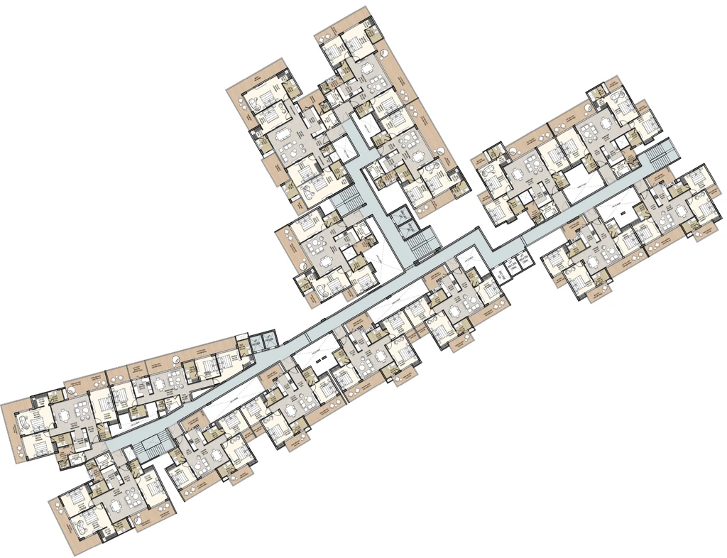 Floor Plan of Excentia Tatva in Rajpur Road, Dehradun - Image 415990